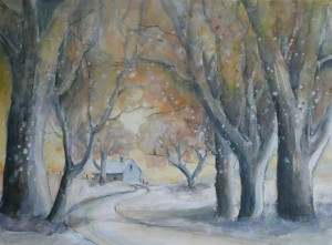 Piazza Kunst – Winterlandschaften von Brigitte Zingg