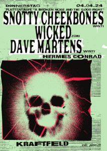 Snotty Cheekbones, Wicked, Dave Martens, Hermes Conrad