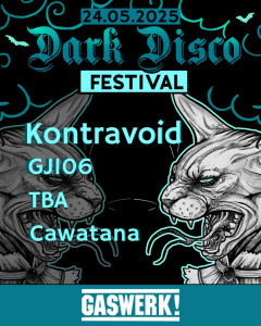 Dark Disco Festival Vol. V: Kontravoid (US) // Gj106 (FR) // Future Faces (CH) // Cawatana (Hu)?