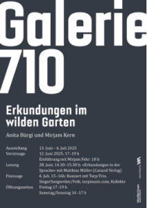 Vernissage: «Erkundungen im wilden Garten»